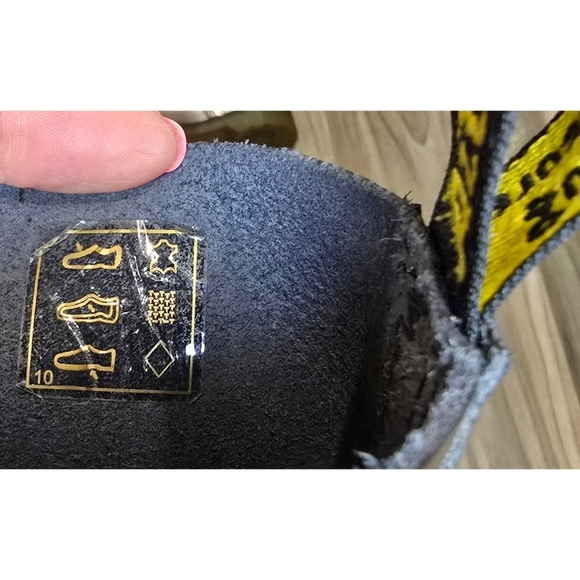 Doc Martens Pascal Pewter Spectra Metallic Leather Boots, Size 6 US - Picture 10 of 13